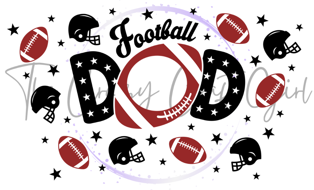 Football Dad Cold Cup Wrap