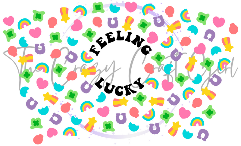 Feeling Lucky Theme Cold Cup Wrap