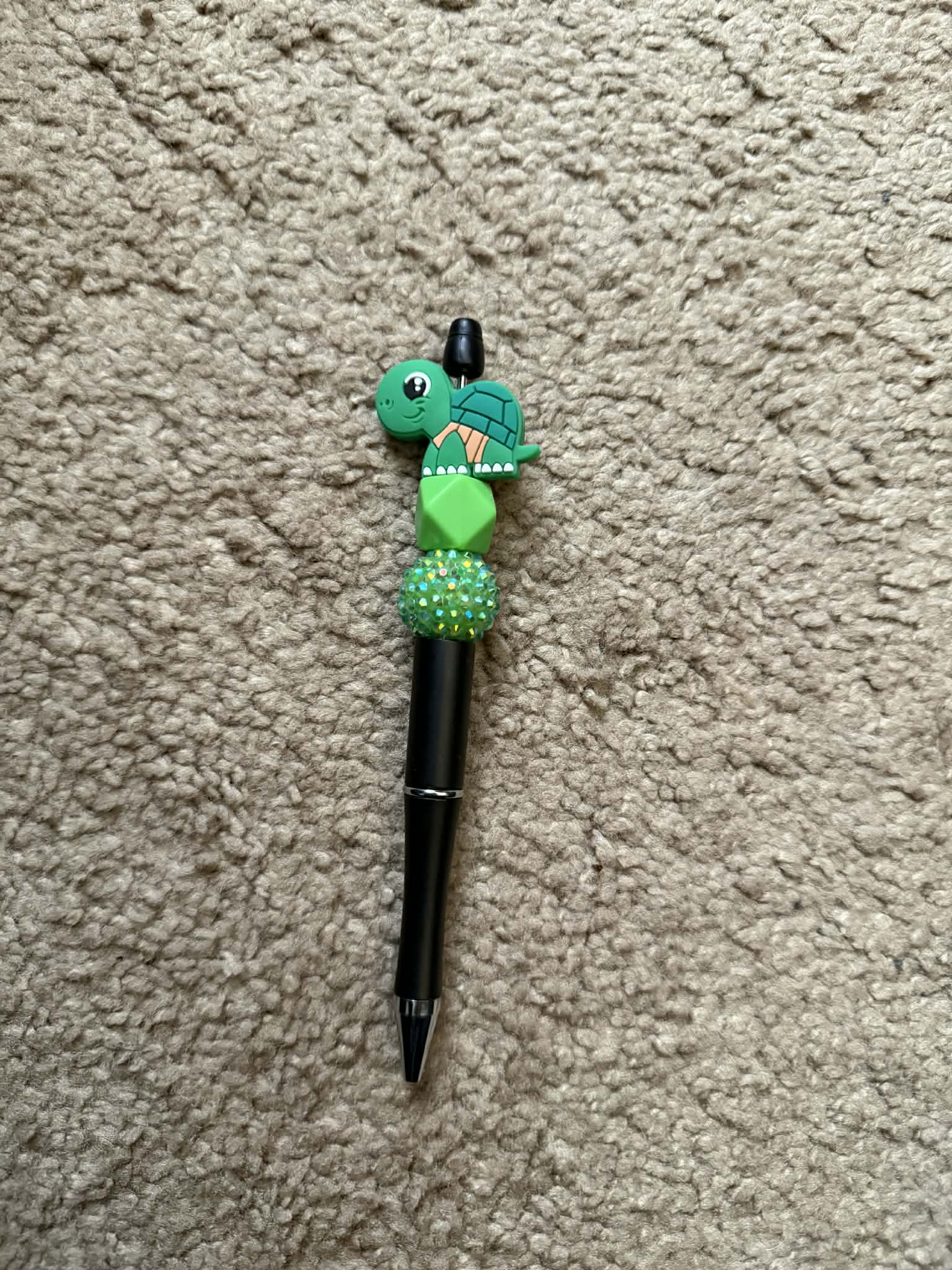 Turtle Beaded Pen
