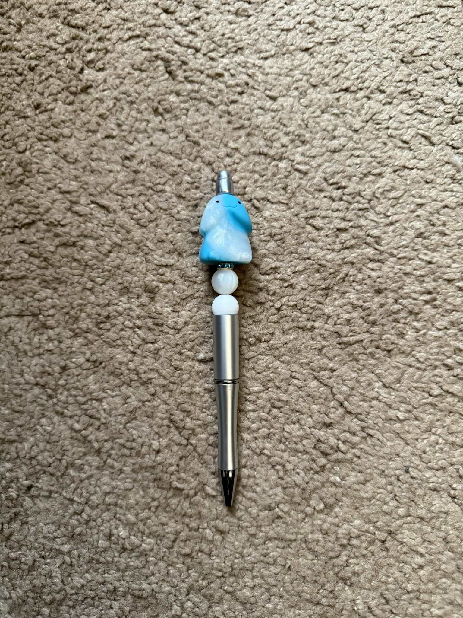 Blue Sparkle Richard Beaded Pen