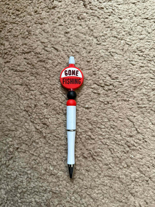Gone Fishing Beaded Pen