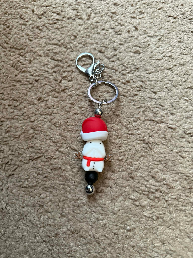 Snow Richard Beaded Keychain