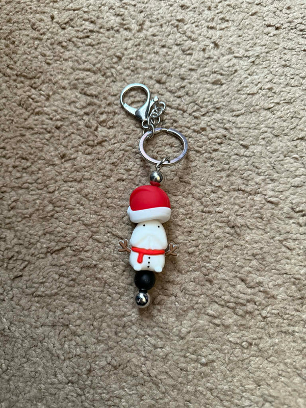 Snow Richard Beaded Keychain