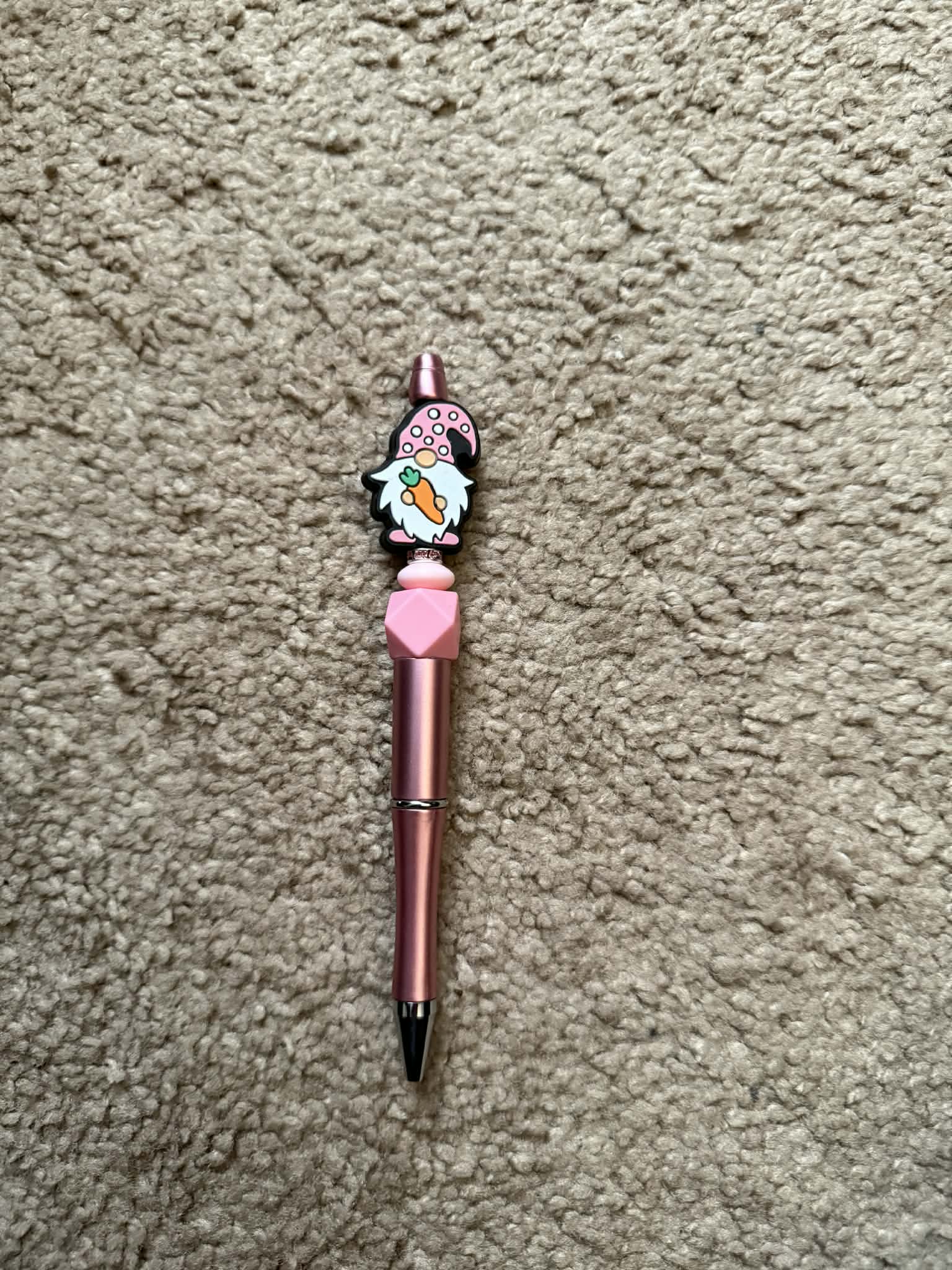 Easter Gnome Beaded Pen