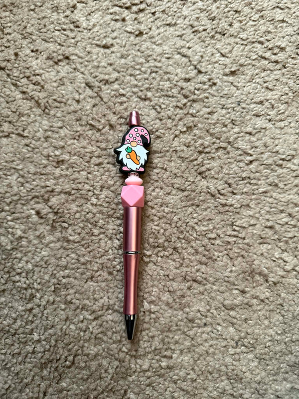 Easter Gnome Beaded Pen