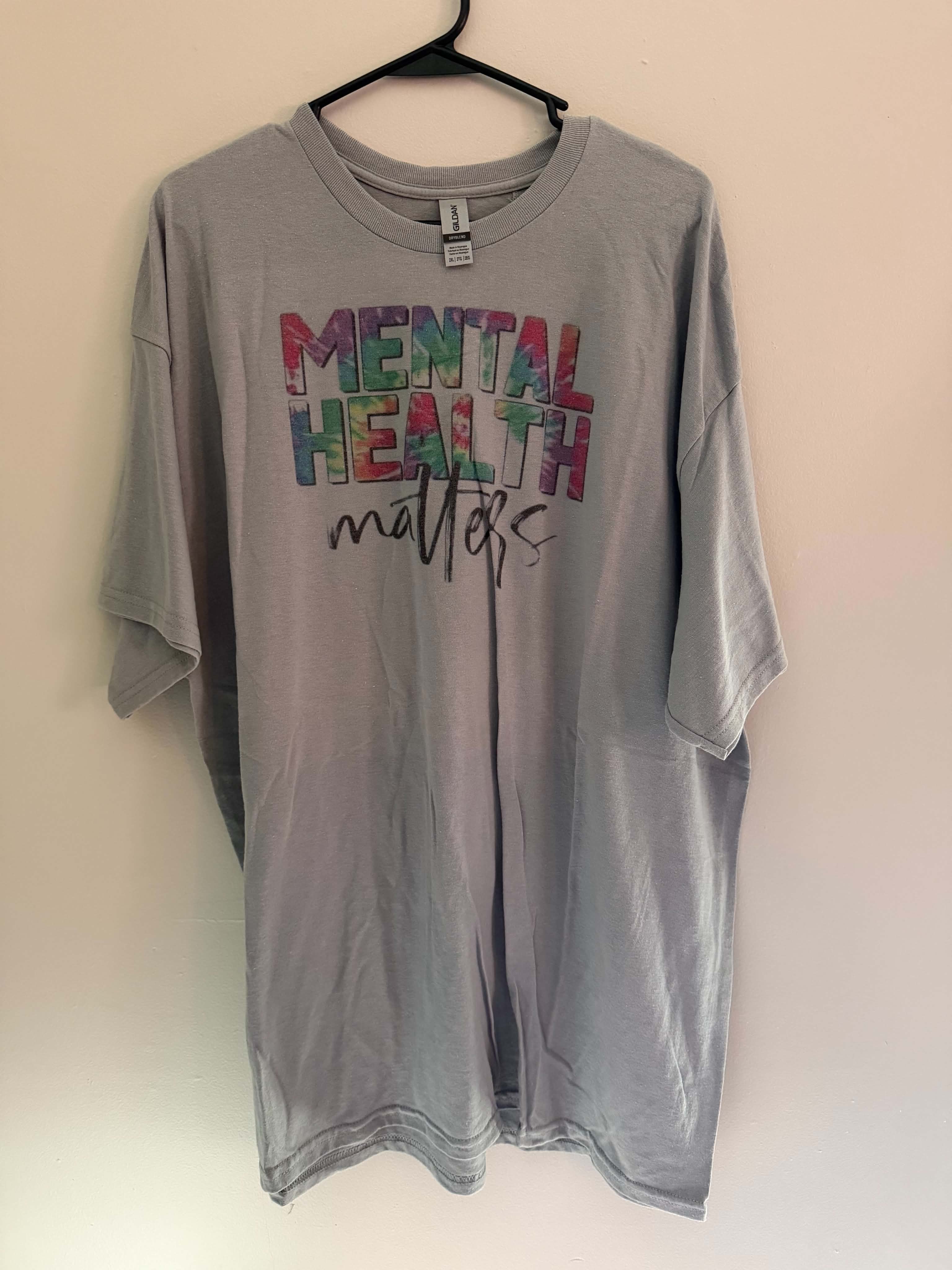 2XL Mental Health Matters Sublimation Shirt
