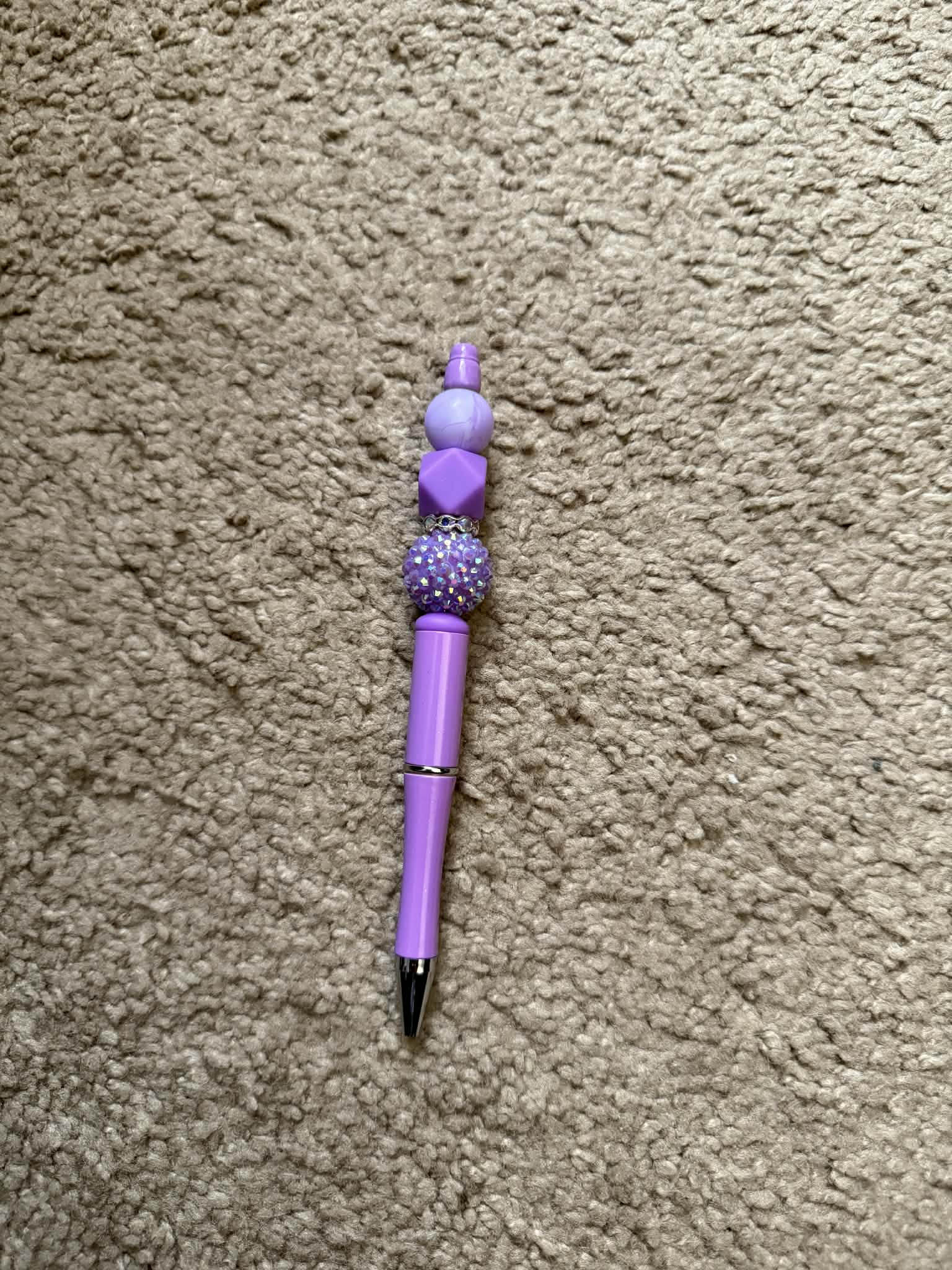 Purple Theme Beaded Pen