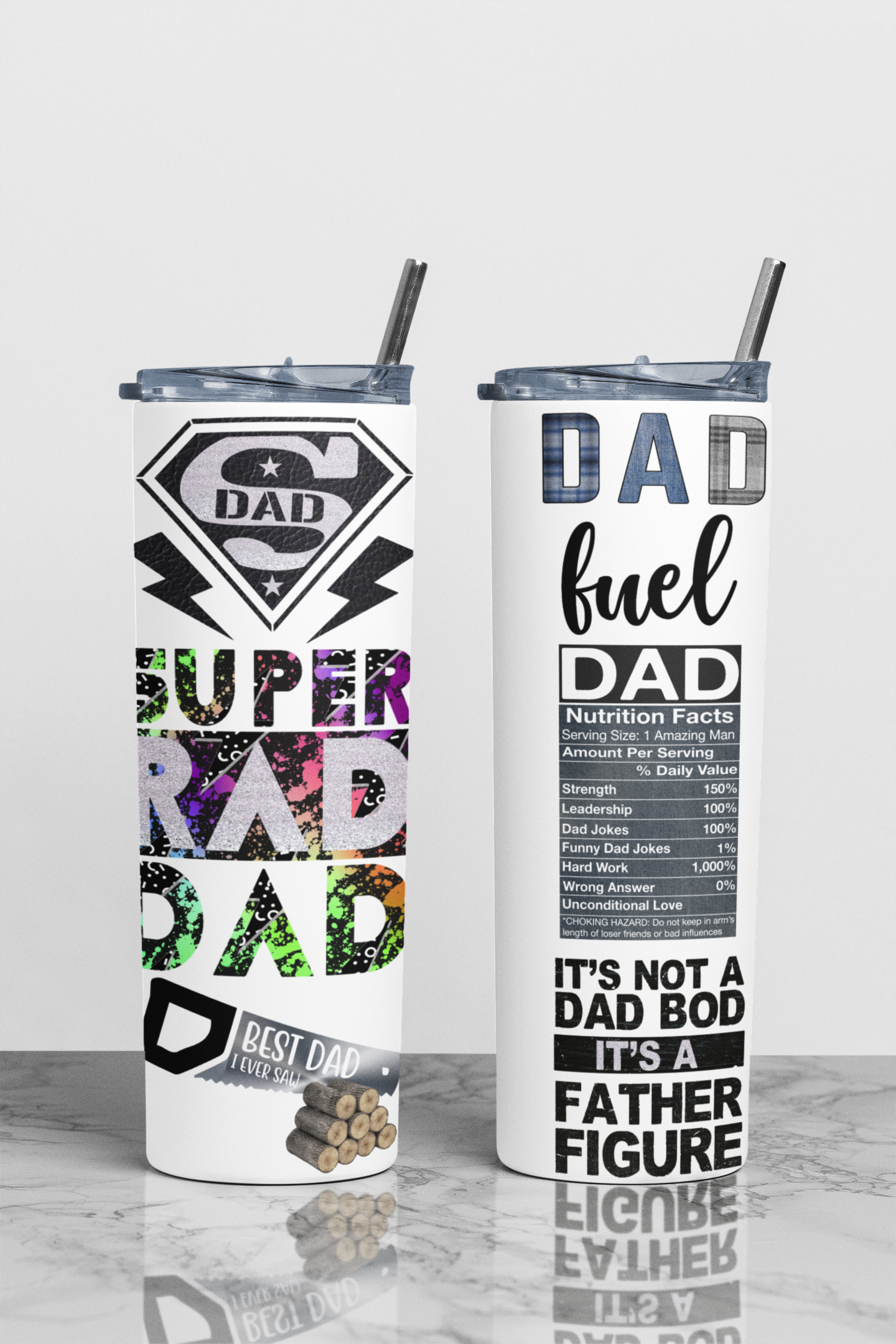 Super Rad Dad Sublimation Tumbler