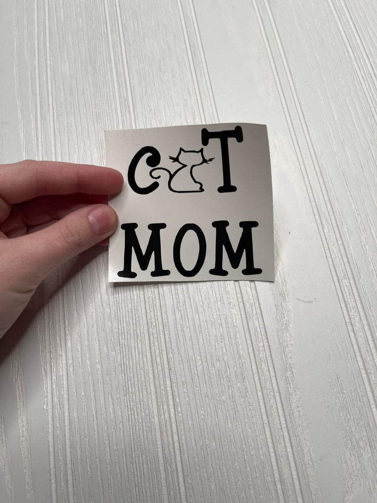 Cat Mom Decal