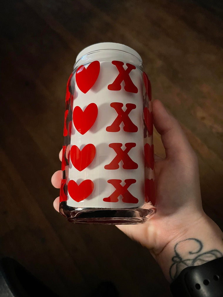 XO XO Libbey Can Glass