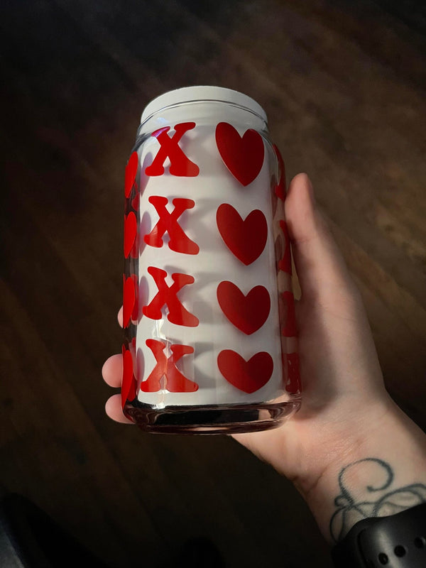 XO XO Libbey Can Glass