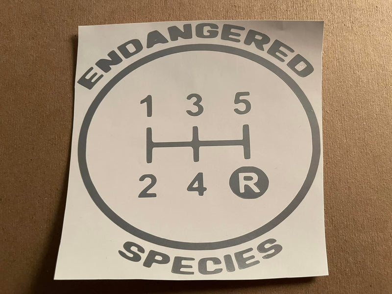 Endangered Species Decal