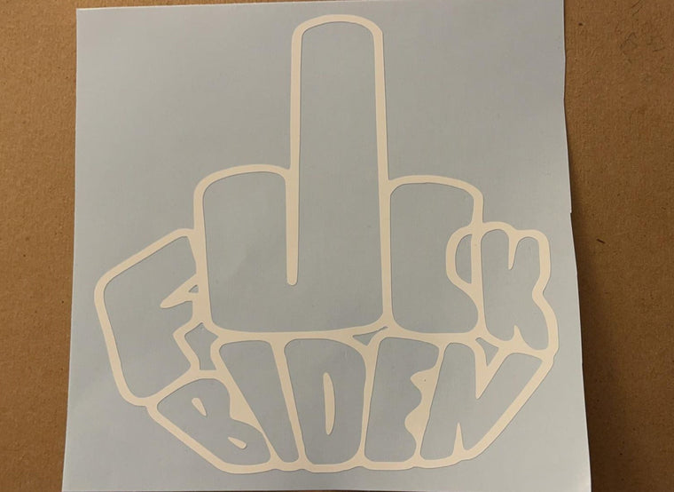 F Biden Decal