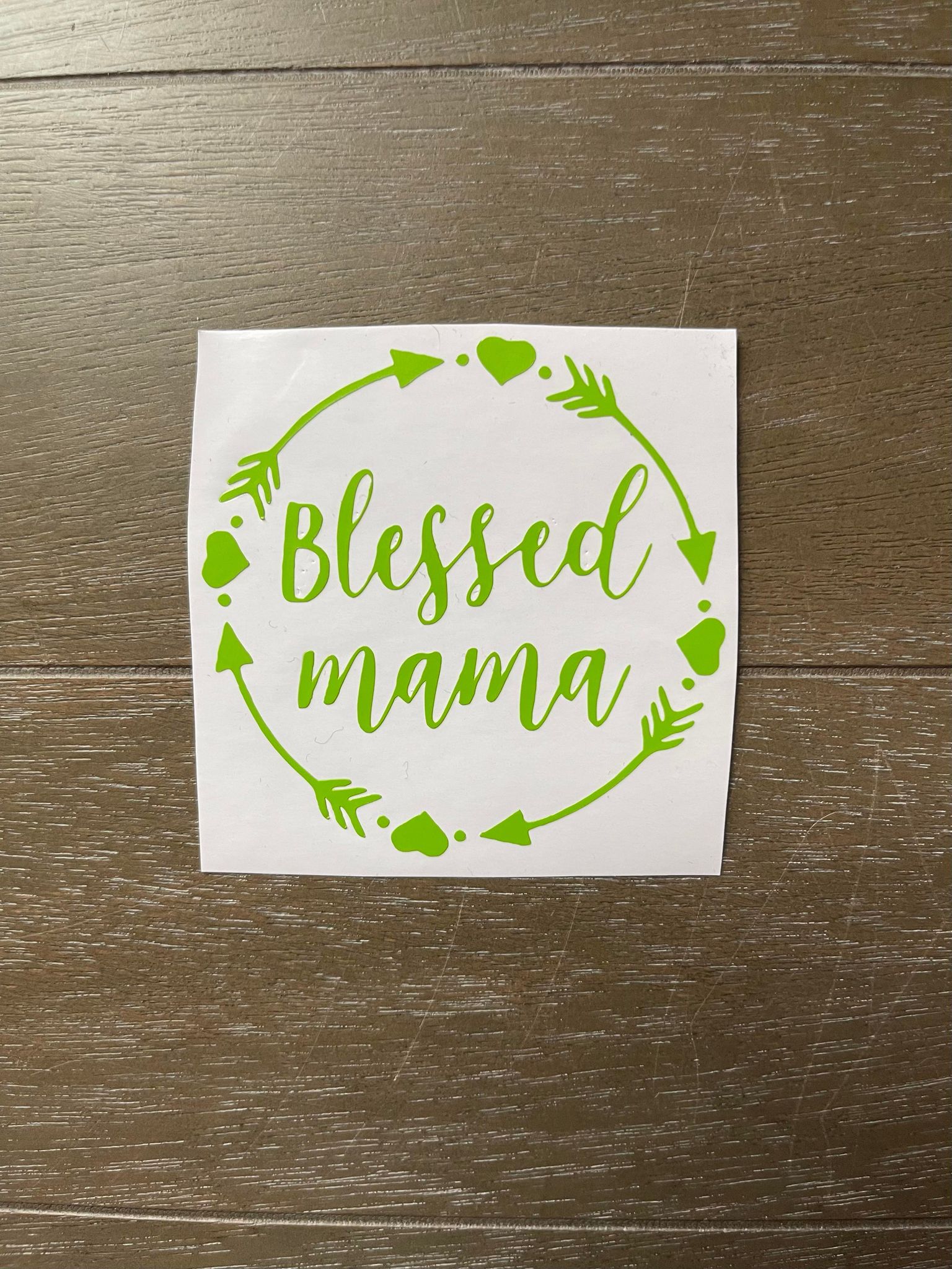 Blessed Mama Decal