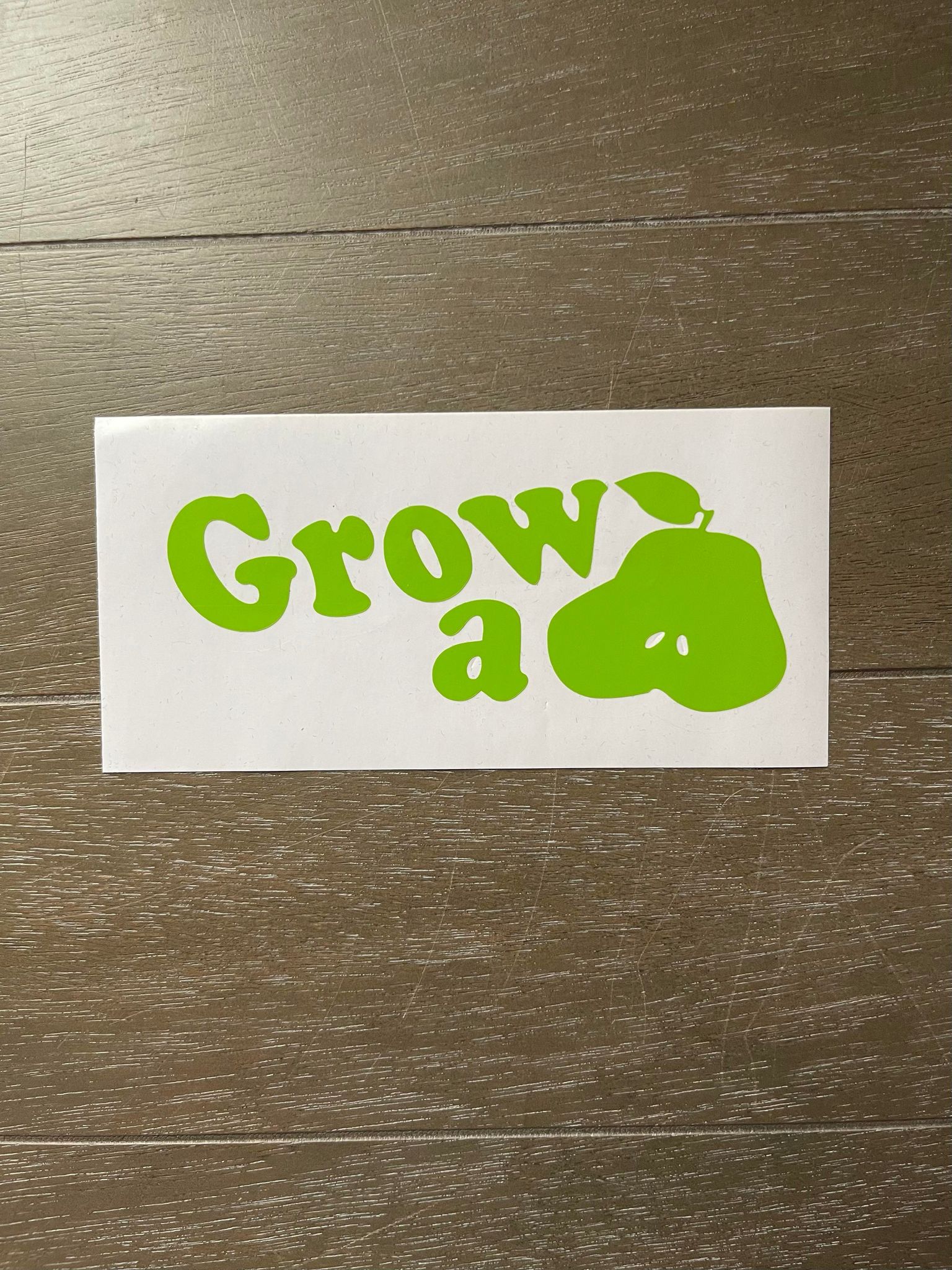 Grow a Pear Decal