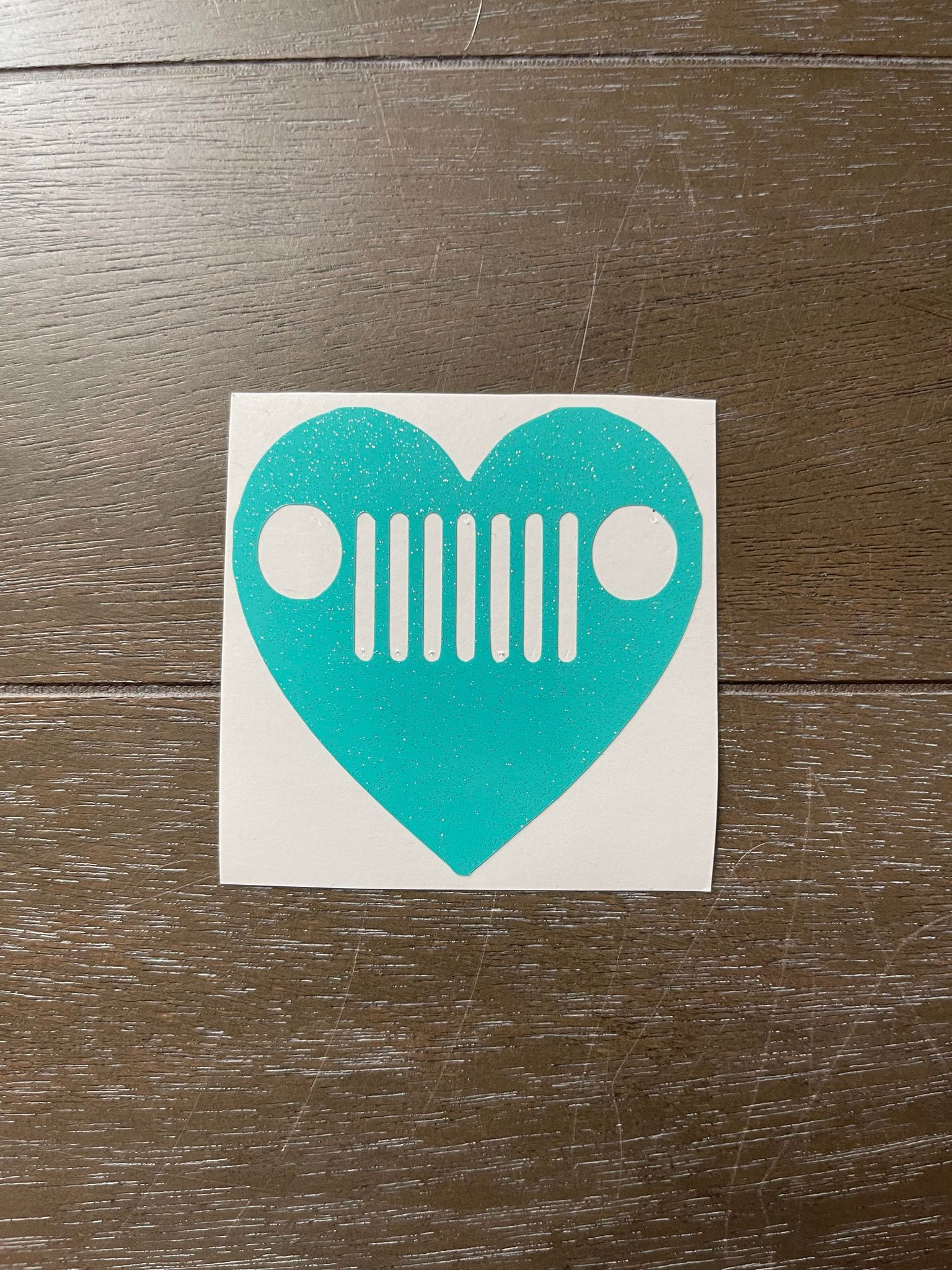 Jeep Heart Decal