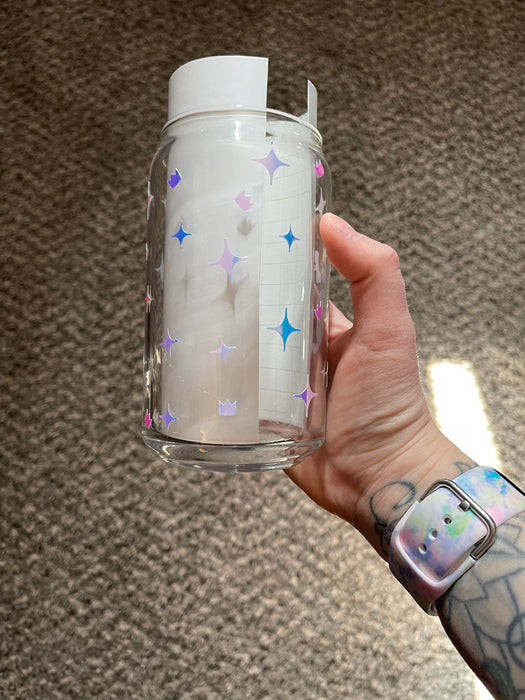 Caffeine Queen Libbey Full Wrap Can Glass