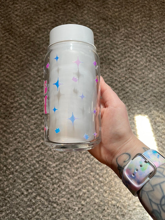 Caffeine Queen Libbey Full Wrap Can Glass