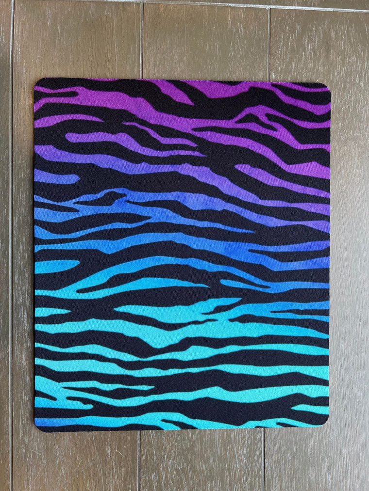 Zebra Print Mouse Pad