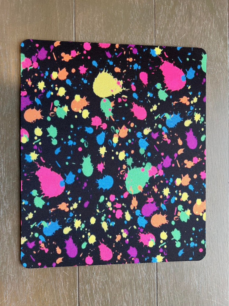 Splatter Print Mouse Pad