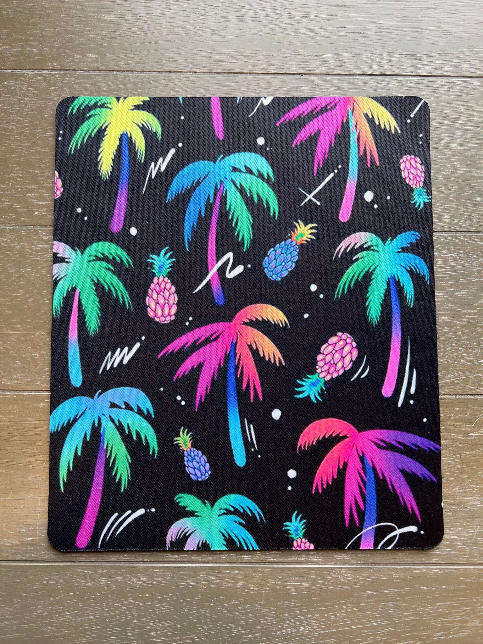 Palm Tree with Pineapples Mouse Pad