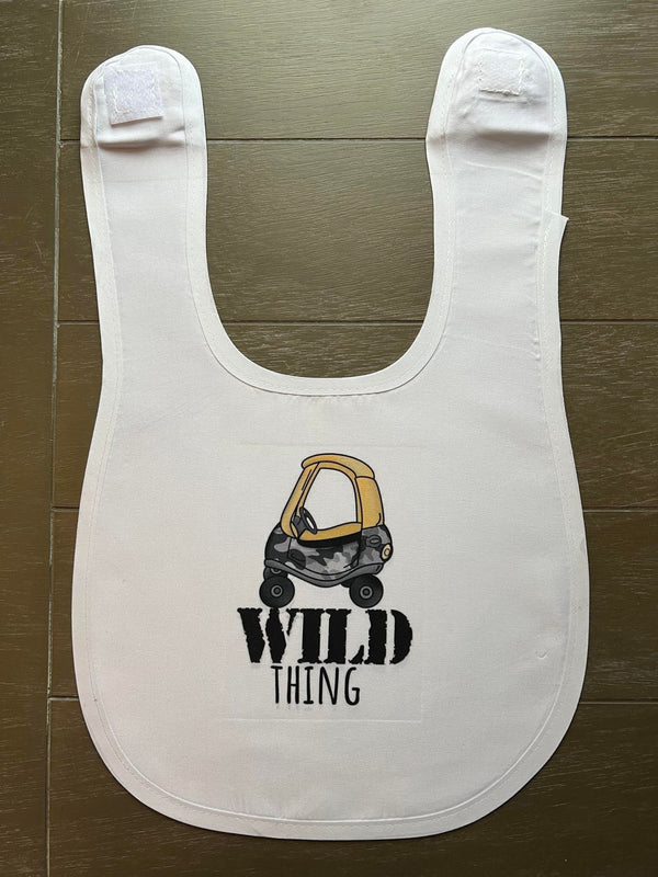 Wild Thing Sublimated Baby Bibs