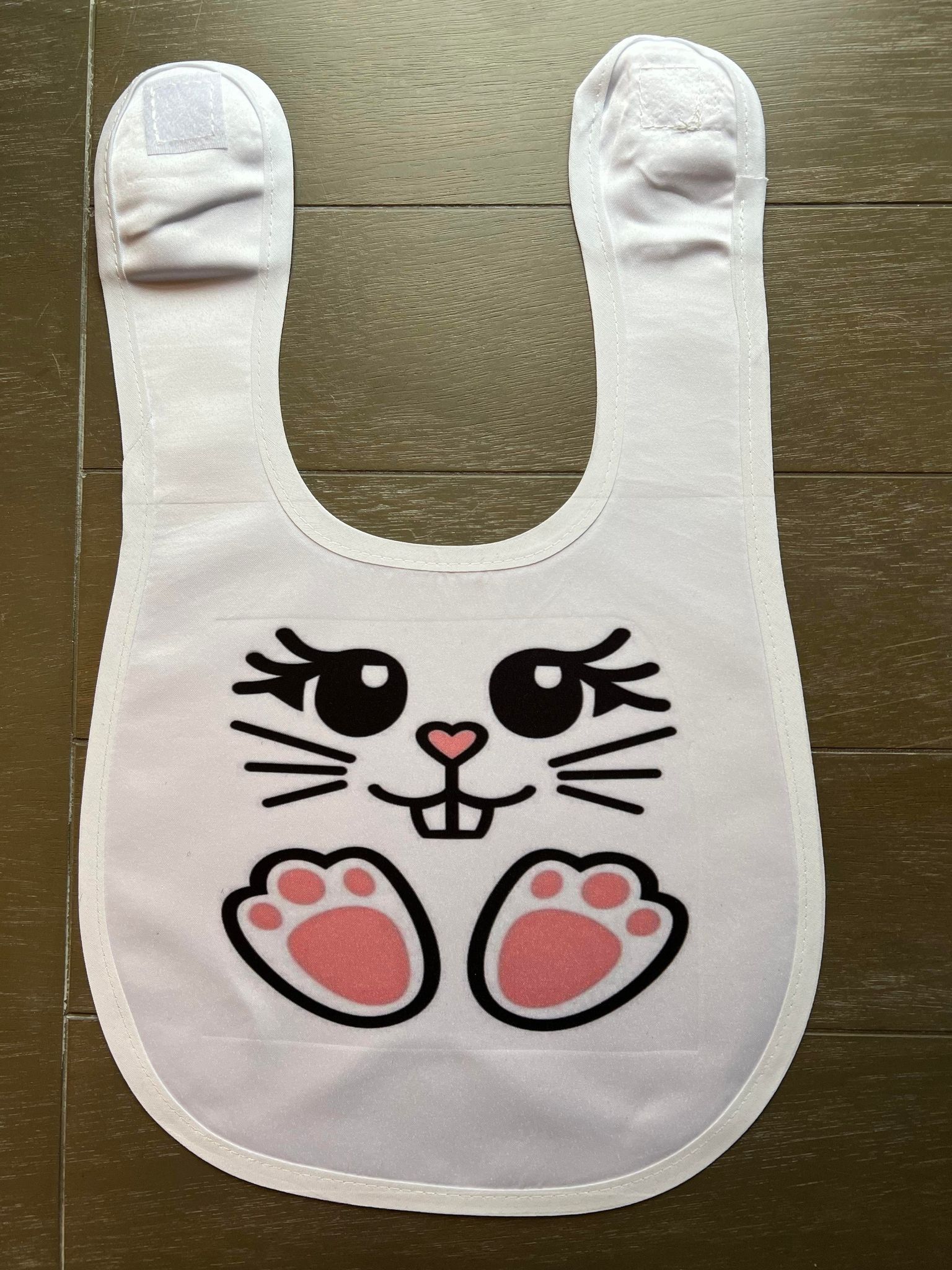 Bunny Sublimated Baby Bibs