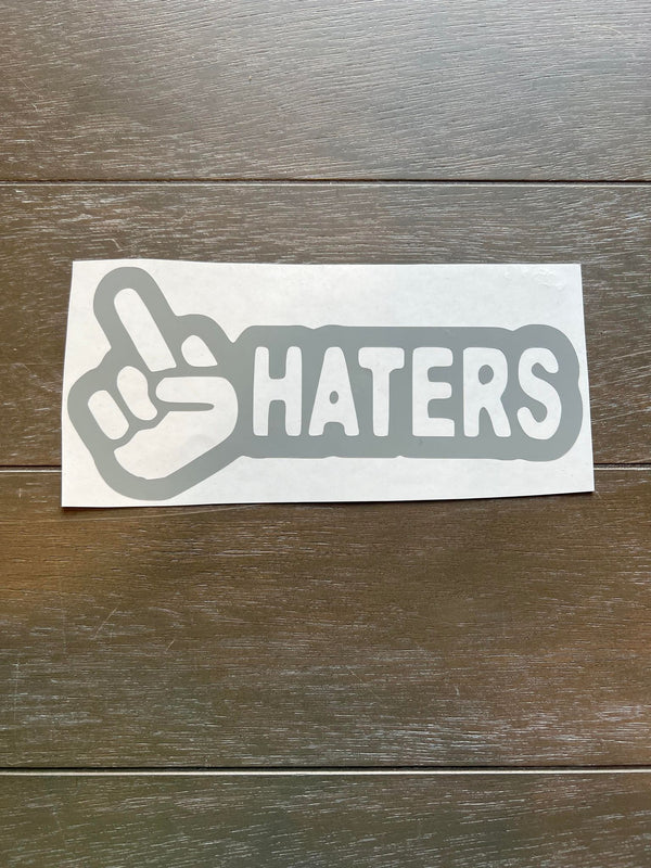 F Haters Decal