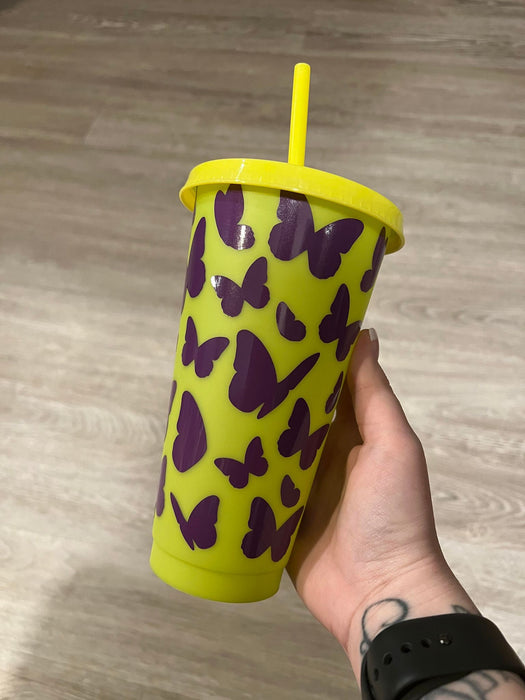 Butterfly Theme Tumbler