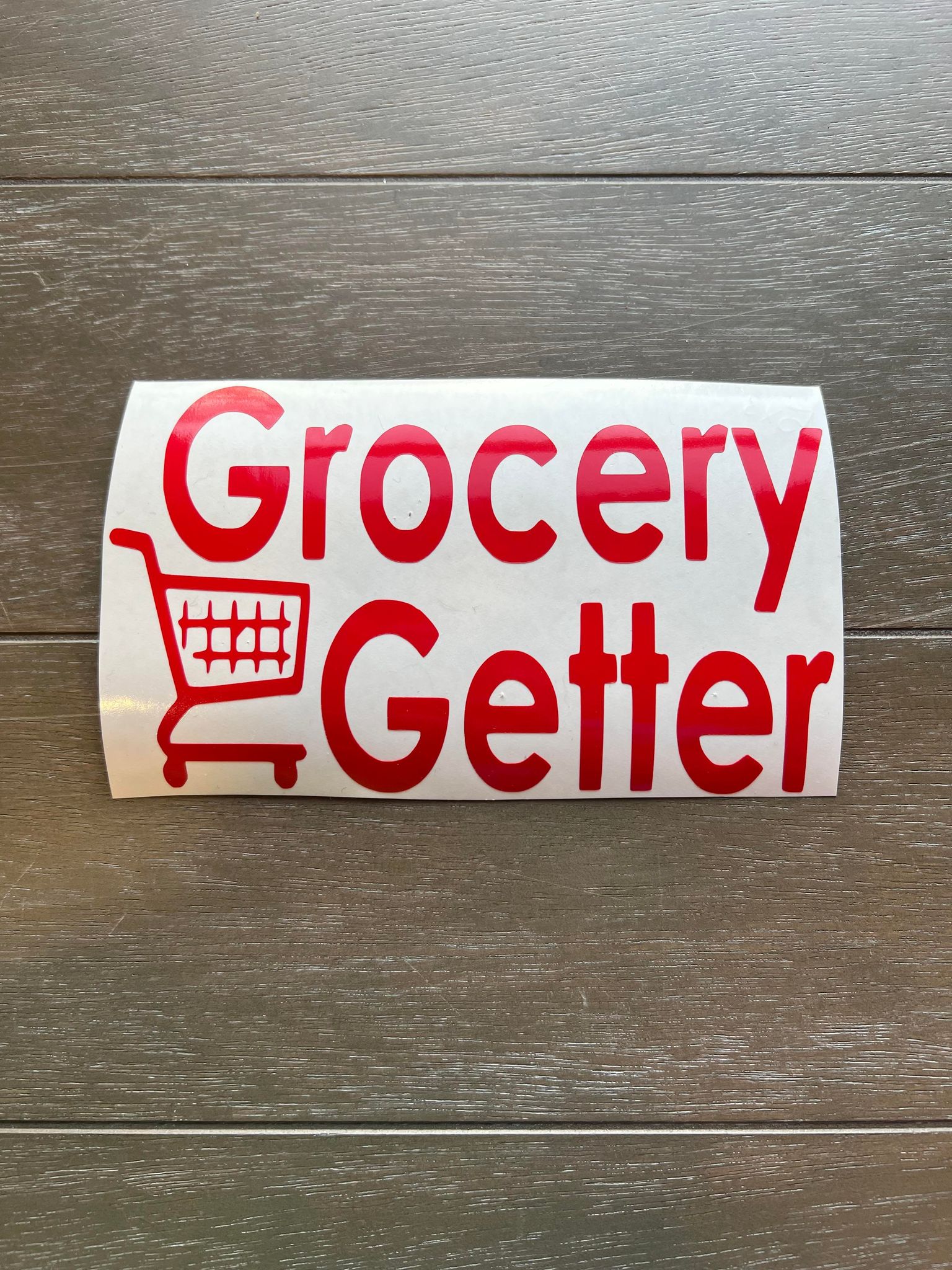 Grocery Getter Decal