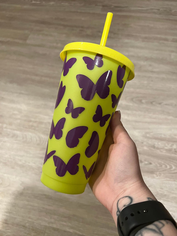 Butterfly Theme Tumbler