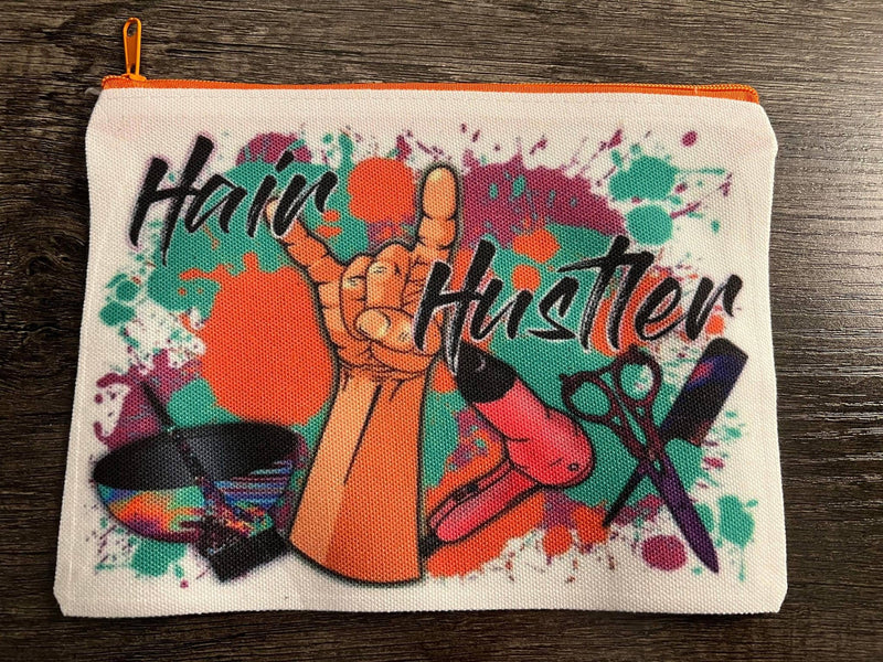 Hair Hustler Makeup Cosmetic Bag