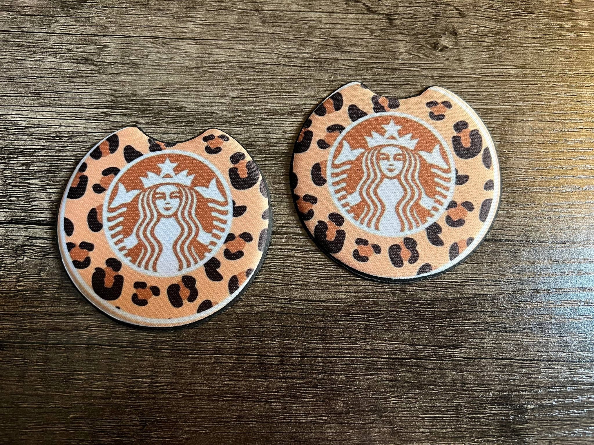 Cheetah Starbees Car Coasters