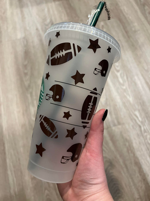 Football Theme Tumbler