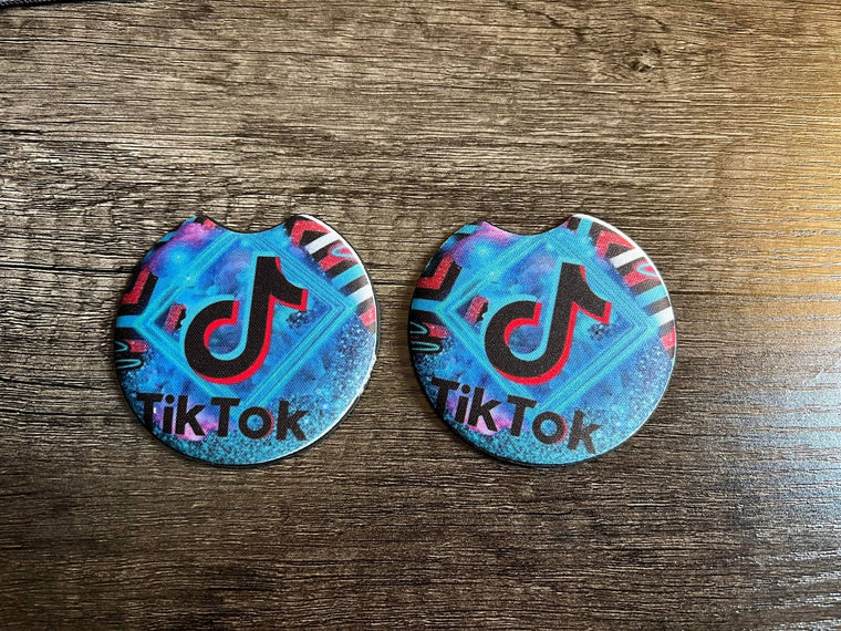 TikTok Car Coasters