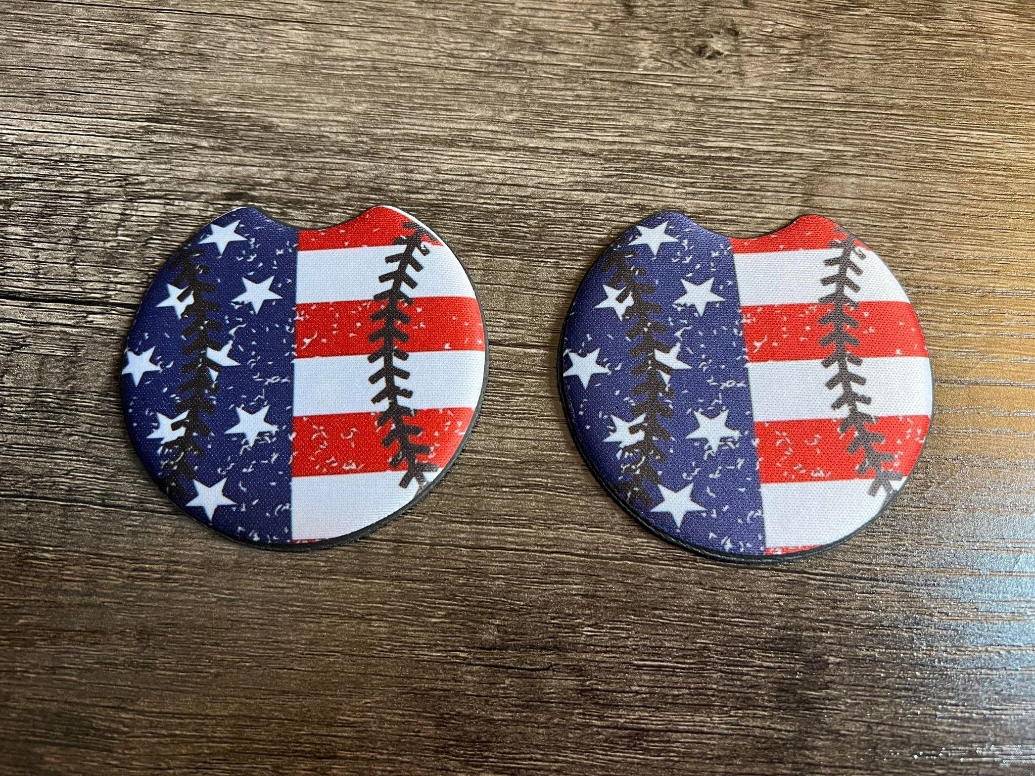 America Baseball Car Coasters