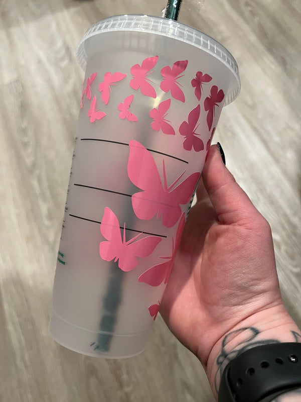 Butterfly Fading Tumbler