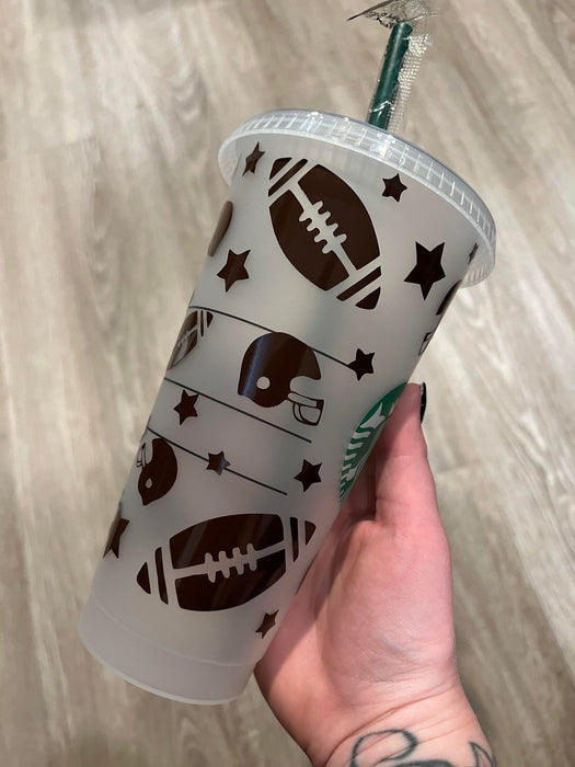 Football Theme Tumbler