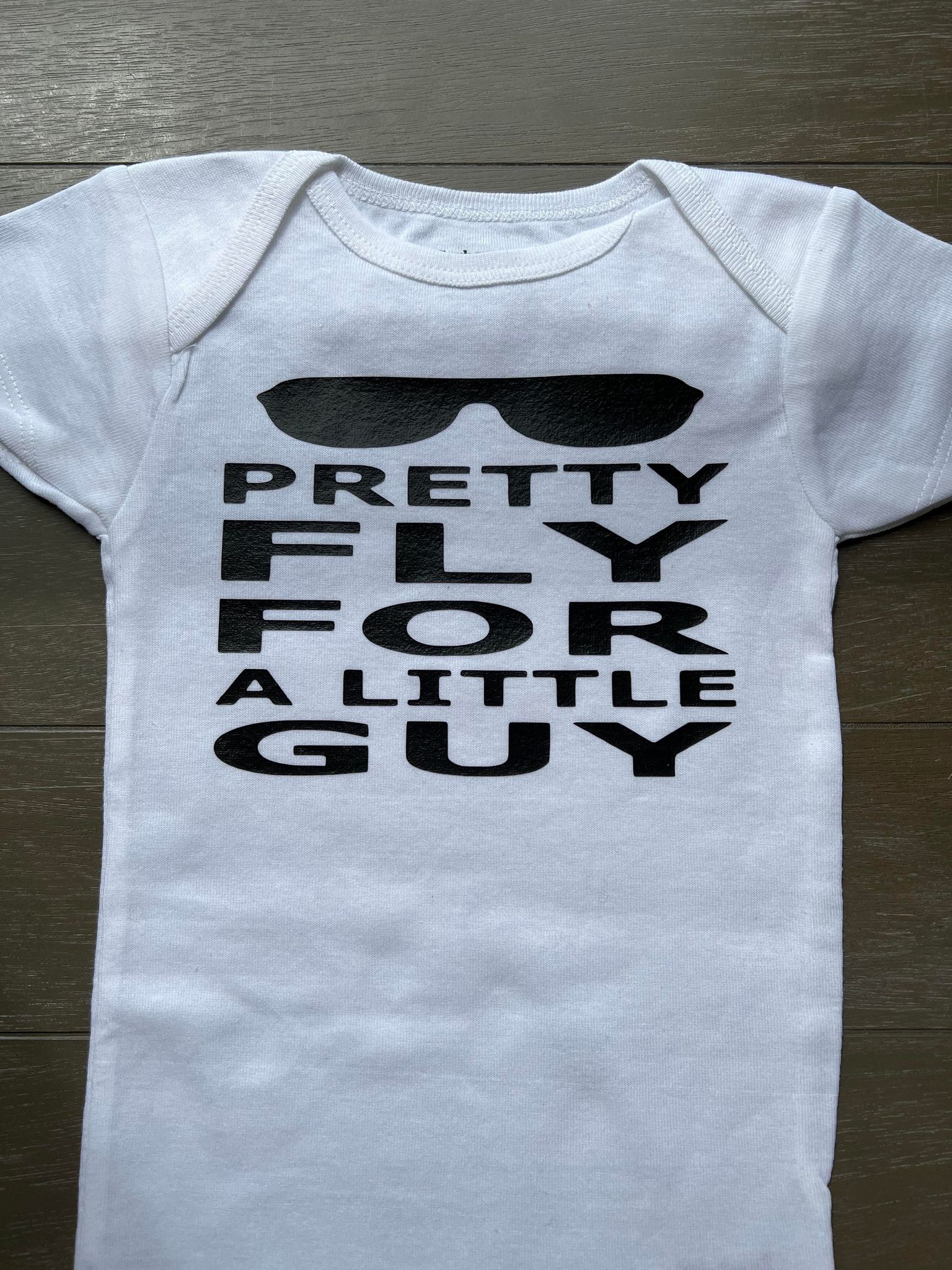 Pretty Fly For a Little Guy Baby Onesie