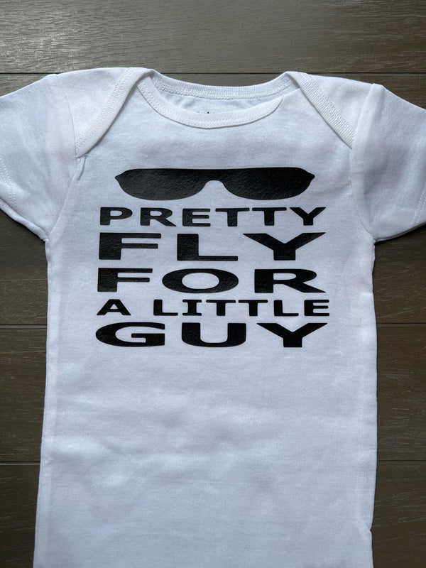 Pretty Fly For a Little Guy Baby Onesie