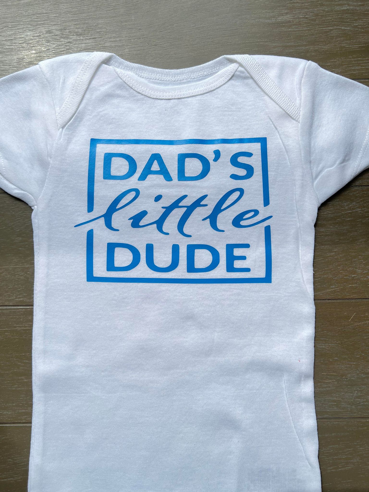 Dad's Little Dude Baby Onesie
