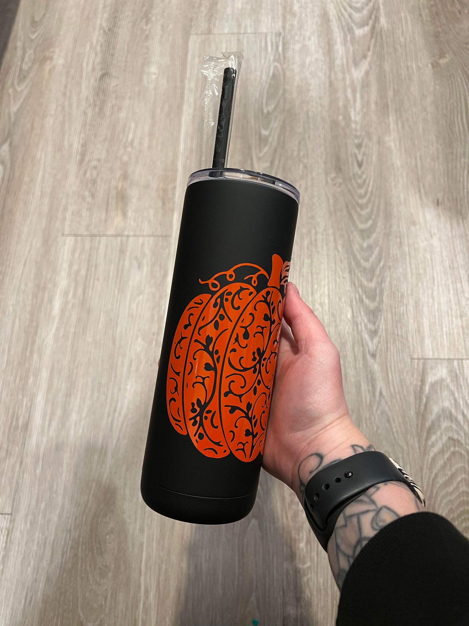 Pumpkin 20oz Skinny Tumbler