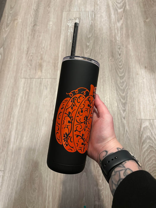 Pumpkin 20oz Skinny Tumbler