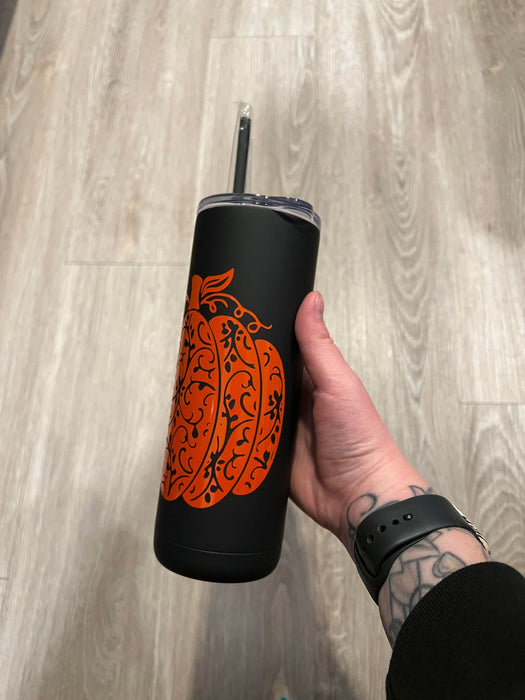 Pumpkin 20oz Skinny Tumbler