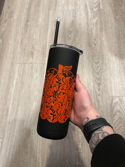 Pumpkin 20oz Skinny Tumbler