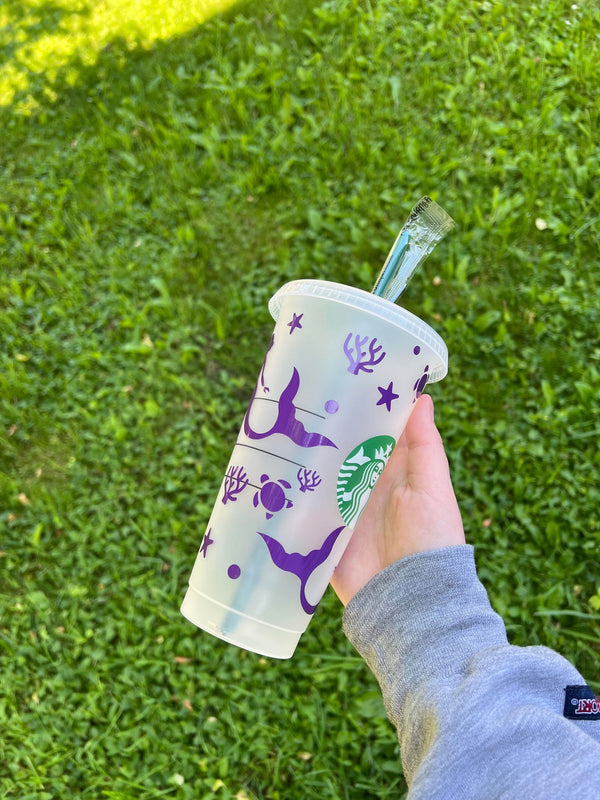 Mermaid Theme Tumbler