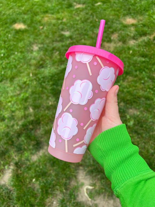 Cotton Candy Color Tumbler