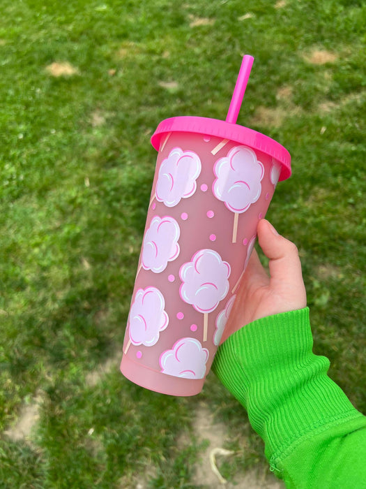 Cotton Candy Color Tumbler