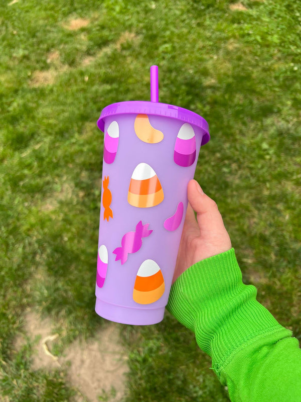 Halloween Candy Color Tumbler