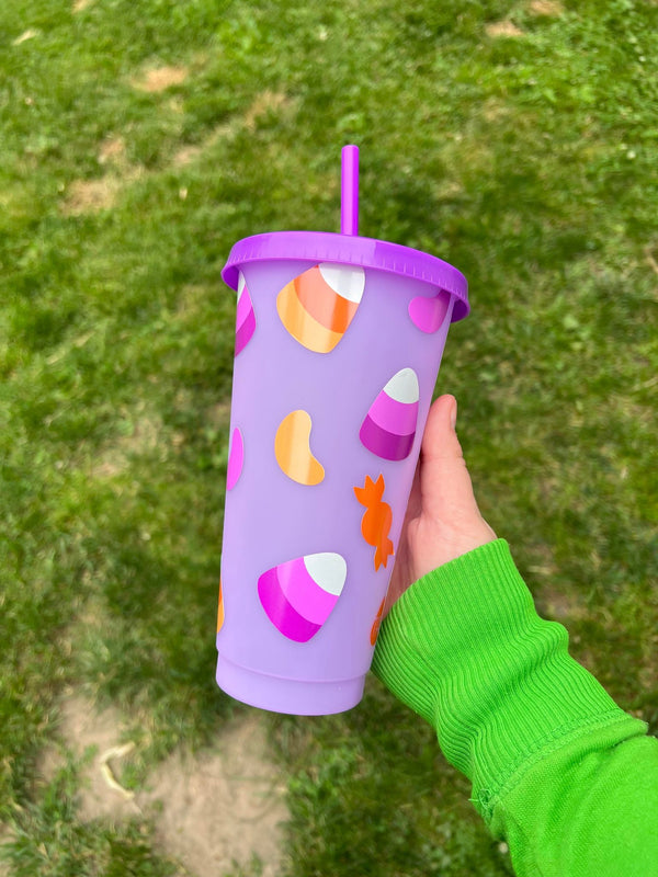 Halloween Candy Color Tumbler